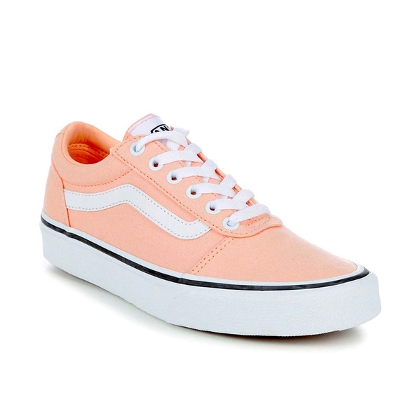 New Vans Ward Skate Shoes Peach - Picture 2 of 11